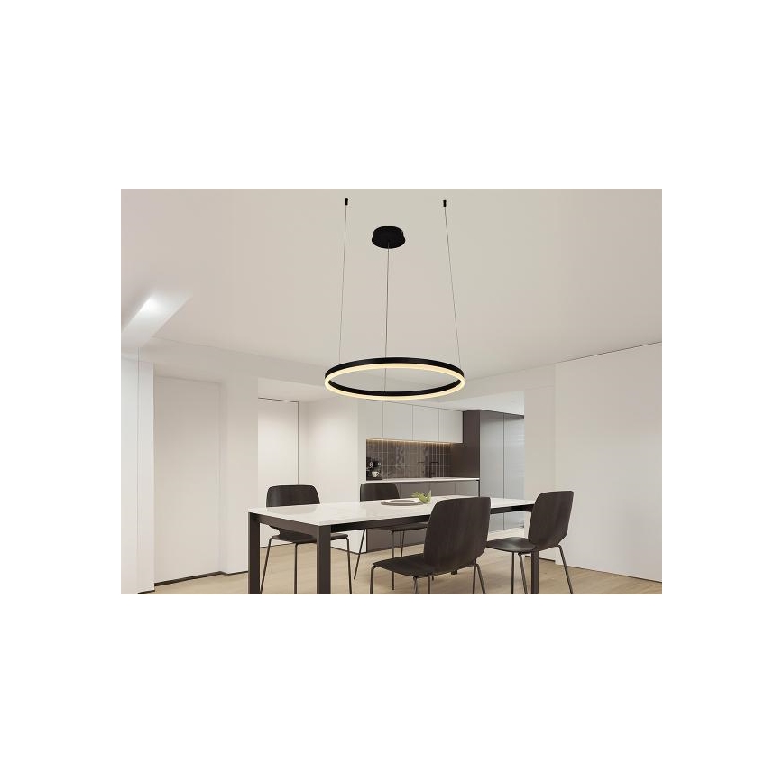 LED Stmievateľný luster na lanku LED/42W/230V 3000-6500K + diaľkové ovládanie