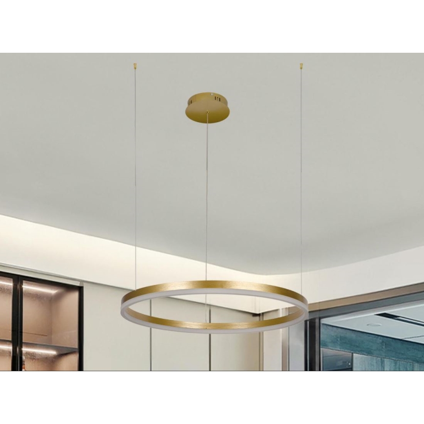 LED Stmievateľný luster na lanku LED/42W/230V 3000-6500K + diaľkové ovládanie