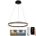 LED Stmievateľný luster na lanku LED/42W/230V 3000-6500K pr. 60 cm + diaľkové ovládanie