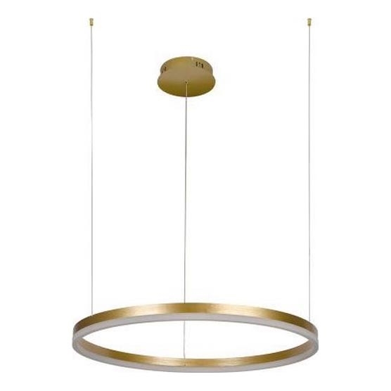 LED Stmievateľný luster na lanku LED/42W/230V 3000-6500K pr. 60 cm + diaľkové ovládanie