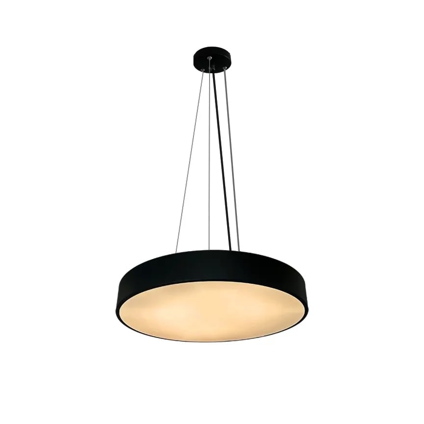 LED Stmievateľný luster na lanku LED/50W/230V 3000-6500K čierna + diaľkové ovládanie