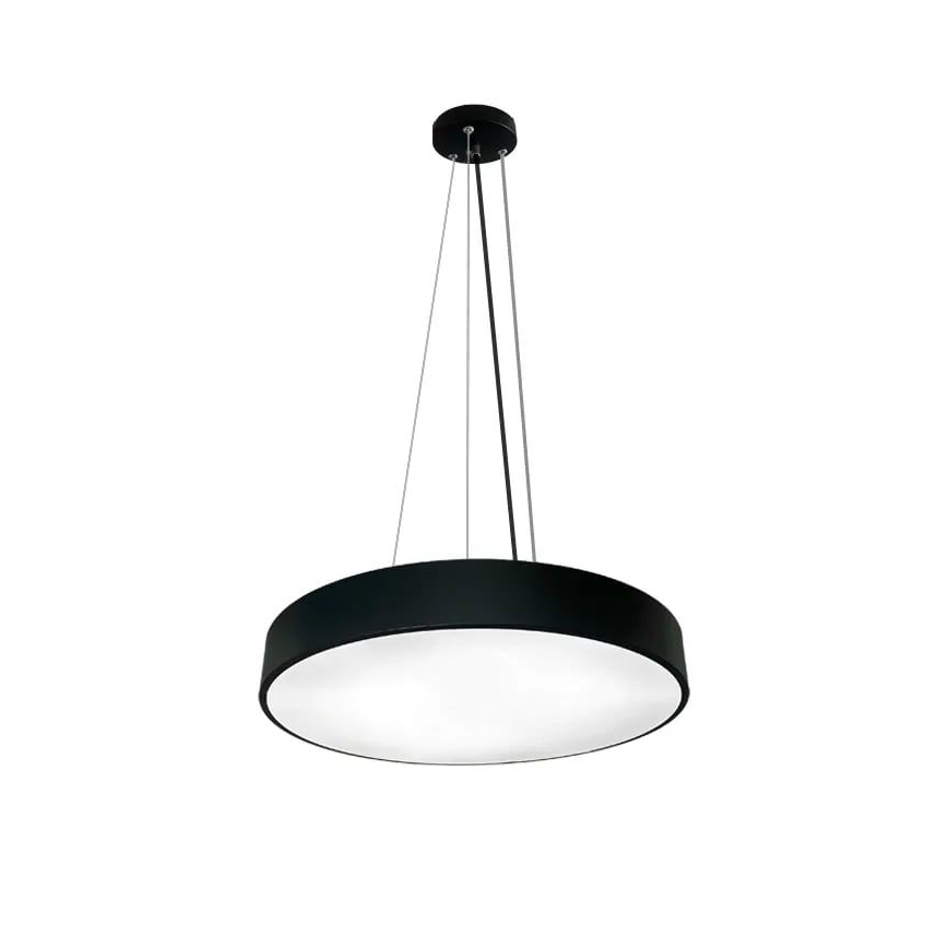 LED Stmievateľný luster na lanku LED/50W/230V 3000-6500K čierna + diaľkové ovládanie