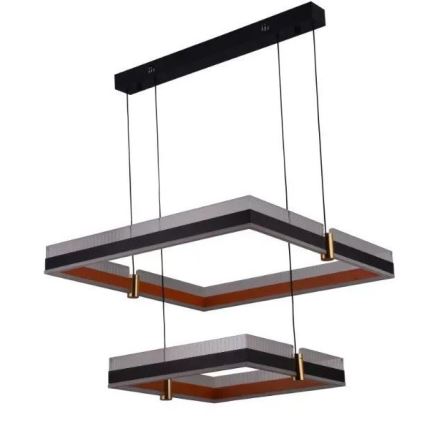 LED Stmievateľný luster na lanku LED/50W/230V 3000-6500K + diaľkové ovládanie