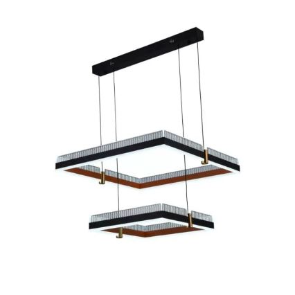 LED Stmievateľný luster na lanku LED/50W/230V 3000-6500K + diaľkové ovládanie