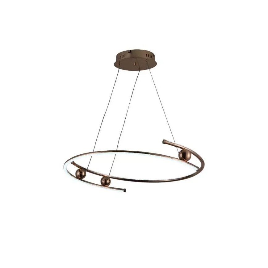 LED Stmievateľný luster na lanku LED/50W/230V 3000-6500K + diaľkové ovládanie