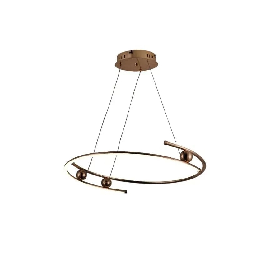 LED Stmievateľný luster na lanku LED/50W/230V 3000-6500K + diaľkové ovládanie