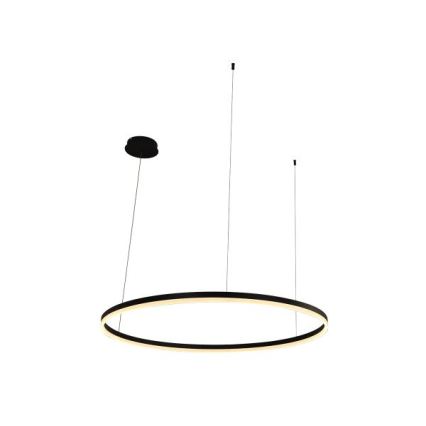 LED Stmievateľný luster na lanku LED/55W/230V 3000-6500K pr. 80 cm + diaľkové ovládanie