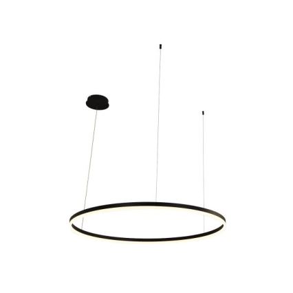 LED Stmievateľný luster na lanku LED/55W/230V 3000-6500K pr. 80 cm + diaľkové ovládanie