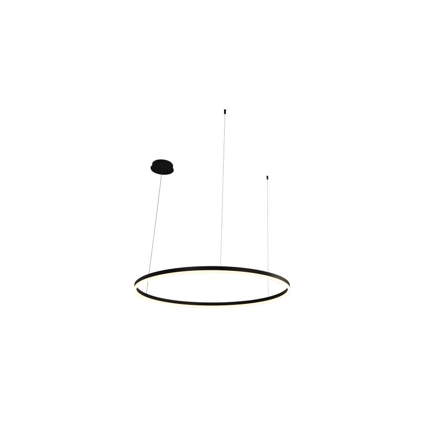 LED Stmievateľný luster na lanku LED/55W/230V 3000-6500K pr. 80 cm + diaľkové ovládanie