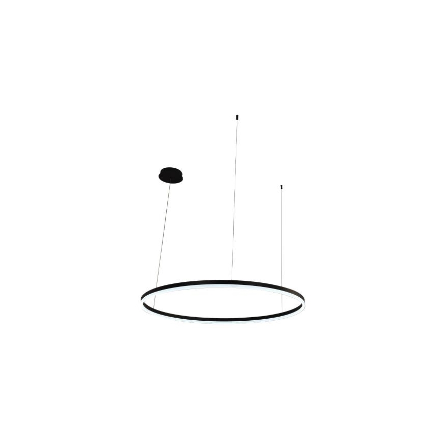 LED Stmievateľný luster na lanku LED/55W/230V 3000-6500K pr. 80 cm + diaľkové ovládanie