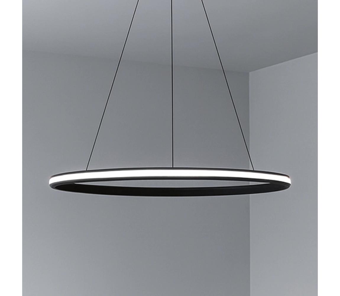 LED Stmievateľný luster na lanku LED/55W/230V 3000-6500K pr. 60 cm + diaľkové ovládanie TA2305/B