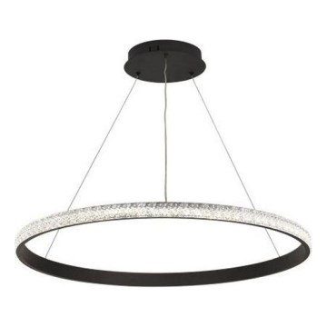 LED Stmievateľný luster na lanku LED/55W/230V 3000-6500K pr. 80 cm + diaľkové ovládanie