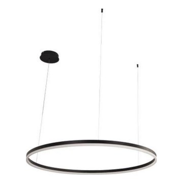 LED Stmievateľný luster na lanku LED/55W/230V 3000-6500K pr. 80 cm + diaľkové ovládanie