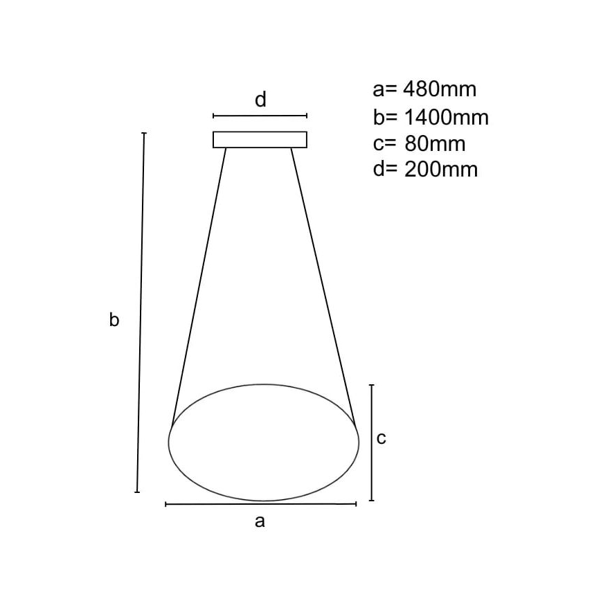 LED Stmievateľný luster na lanku LED/65W/230V 3000-6500K chróm + diaľkové ovládanie