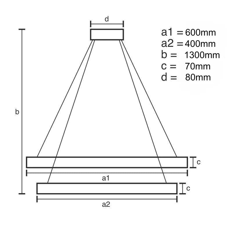 LED Stmievateľný krištáľový luster na lanku LED/65W/230V 3000-6500K + diaľkové ovládanie