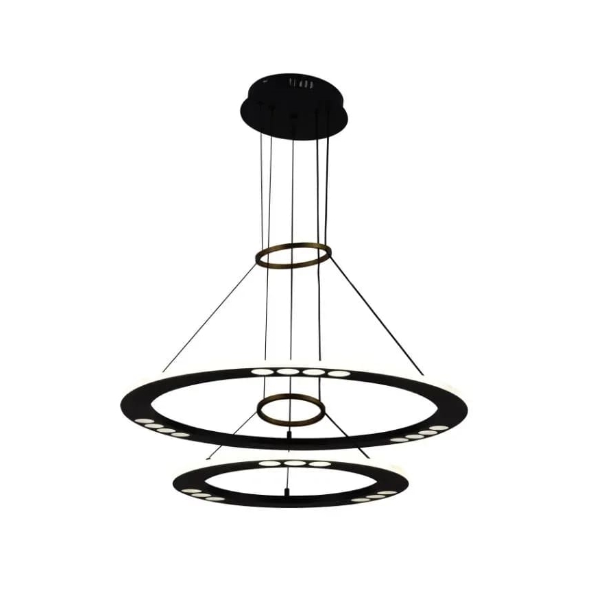 LED Stmievateľný luster na lanku LED/65W/230V 3000-6500K + diaľkové ovládanie