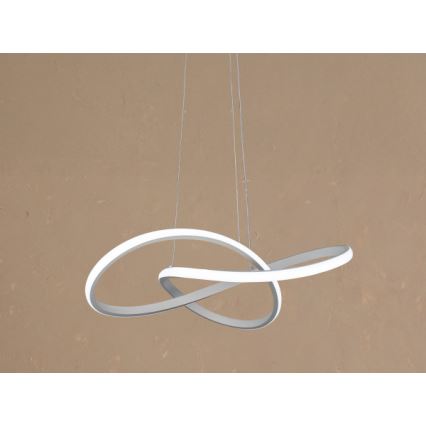 LED stmievateľný luster na lanku LED/65W/230V 3000-6500K pr. 49 cm + diaľkové ovládanie