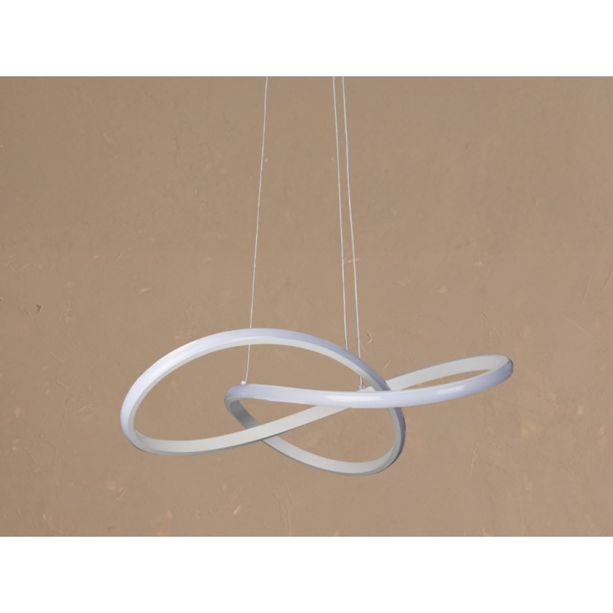 LED stmievateľný luster na lanku LED/65W/230V 3000-6500K pr. 49 cm + diaľkové ovládanie