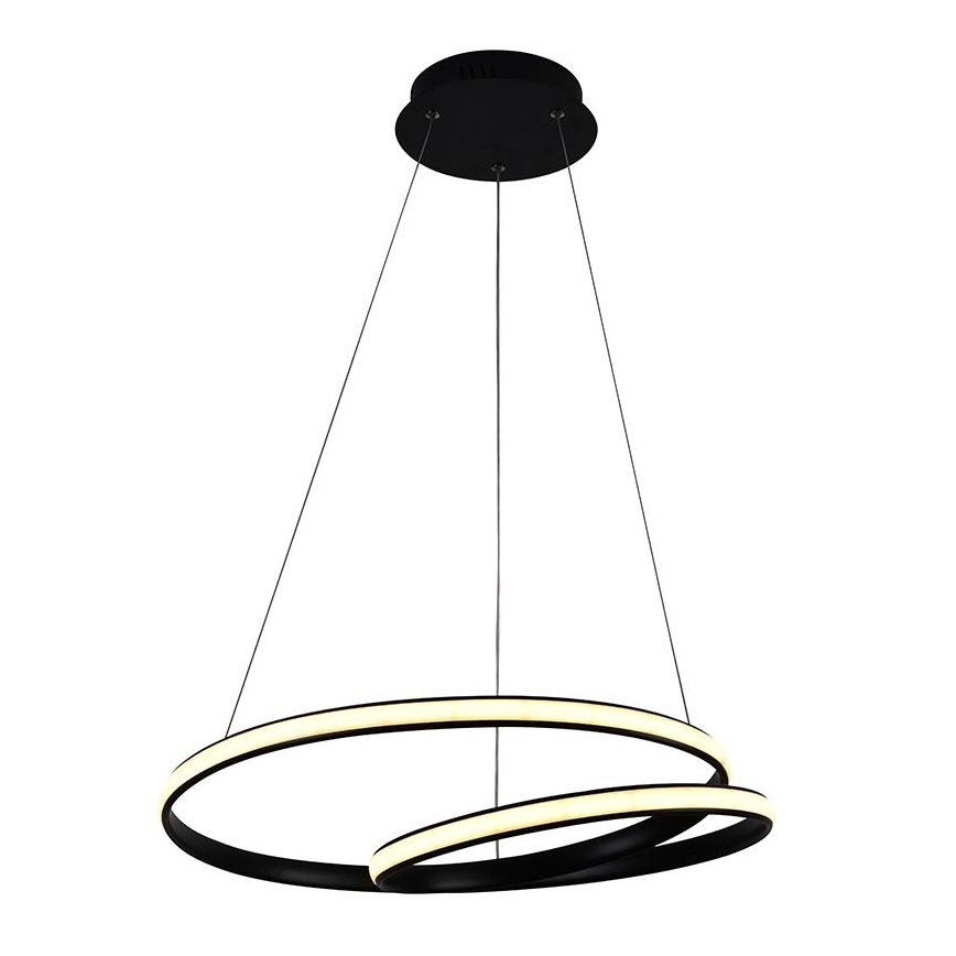 LED Stmievateľný luster na lanku LED/65W/230V 3000-6500K pr. 56 cm + diaľkové ovládanie