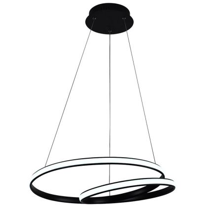 LED Stmievateľný luster na lanku LED/65W/230V 3000-6500K pr. 56 cm + diaľkové ovládanie
