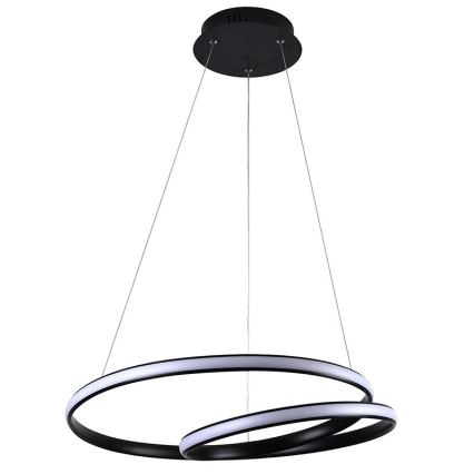 LED Stmievateľný luster na lanku LED/65W/230V 3000-6500K pr. 56 cm + diaľkové ovládanie