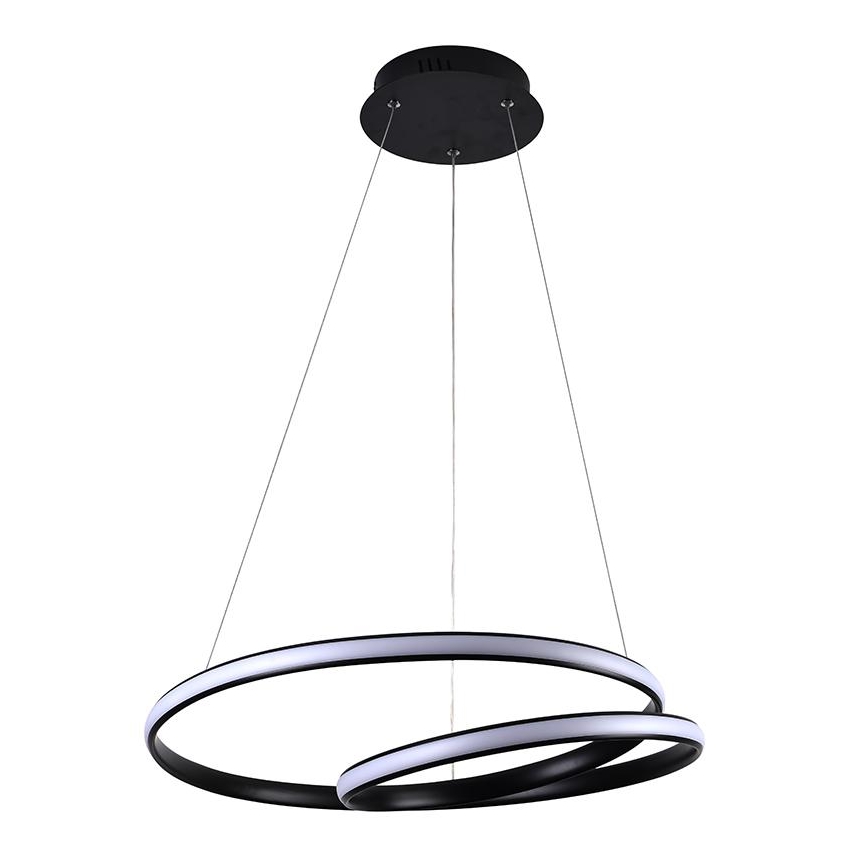 LED Stmievateľný luster na lanku LED/65W/230V 3000-6500K pr. 56 cm + diaľkové ovládanie