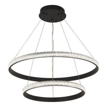 LED Stmievateľný luster na lanku LED/65W/230V 3000-6500K pr. 60 cm + diaľkové ovládanie
