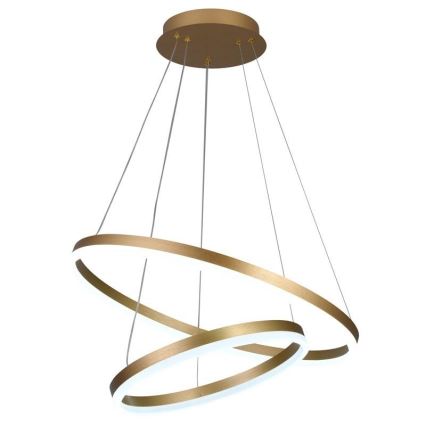 LED Stmievateľný luster na lanku LED/70W/230V 3000-6500K pr. 60 cm + diaľkové ovládanie