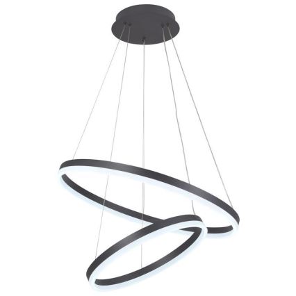 LED Stmievateľný luster na lanku LED/70W/230V 3000-6500K pr. 60 cm + diaľkové ovládanie