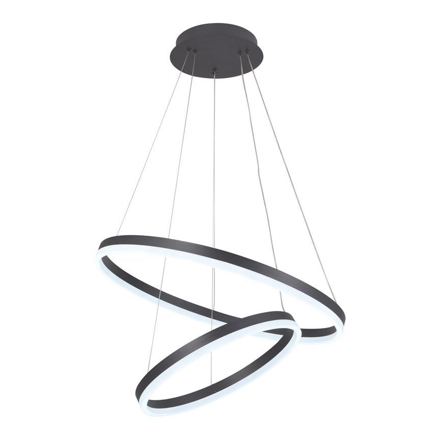LED Stmievateľný luster na lanku LED/70W/230V 3000-6500K pr. 60 cm + diaľkové ovládanie