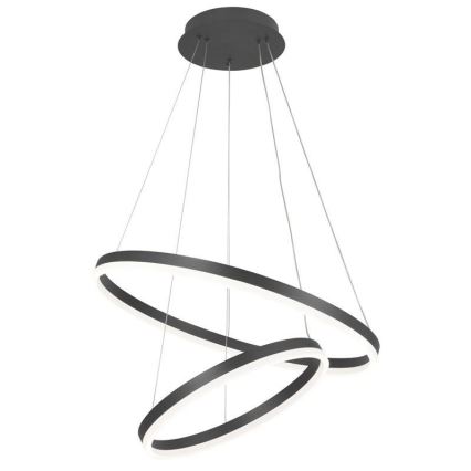 LED Stmievateľný luster na lanku LED/70W/230V 3000-6500K pr. 60 cm + diaľkové ovládanie