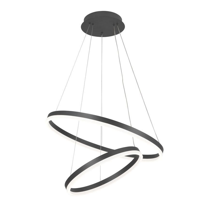 LED Stmievateľný luster na lanku LED/70W/230V 3000-6500K pr. 60 cm + diaľkové ovládanie