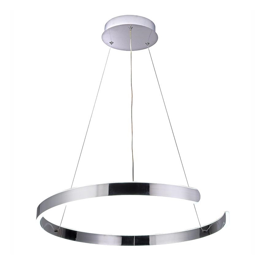 LED Stmievateľný luster na lanku LED/70W/230V 3000-6500K pr. 60 cm + diaľkové ovládanie