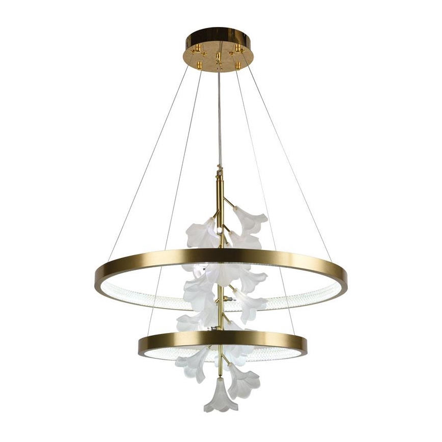 LED Stmievateľný luster na lanku LED/70W/230V 3000-6500K + diaľkové ovládanie