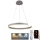 LED Stmievateľný luster na lanku LED/70W/230V 3000-6500K pr. 60 cm + diaľkové ovládanie