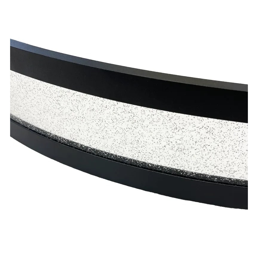 LED Stmievateľný luster na lanku LED/70W/230V 3000-6500K pr. 60 cm čierna + diaľkové ovládanie