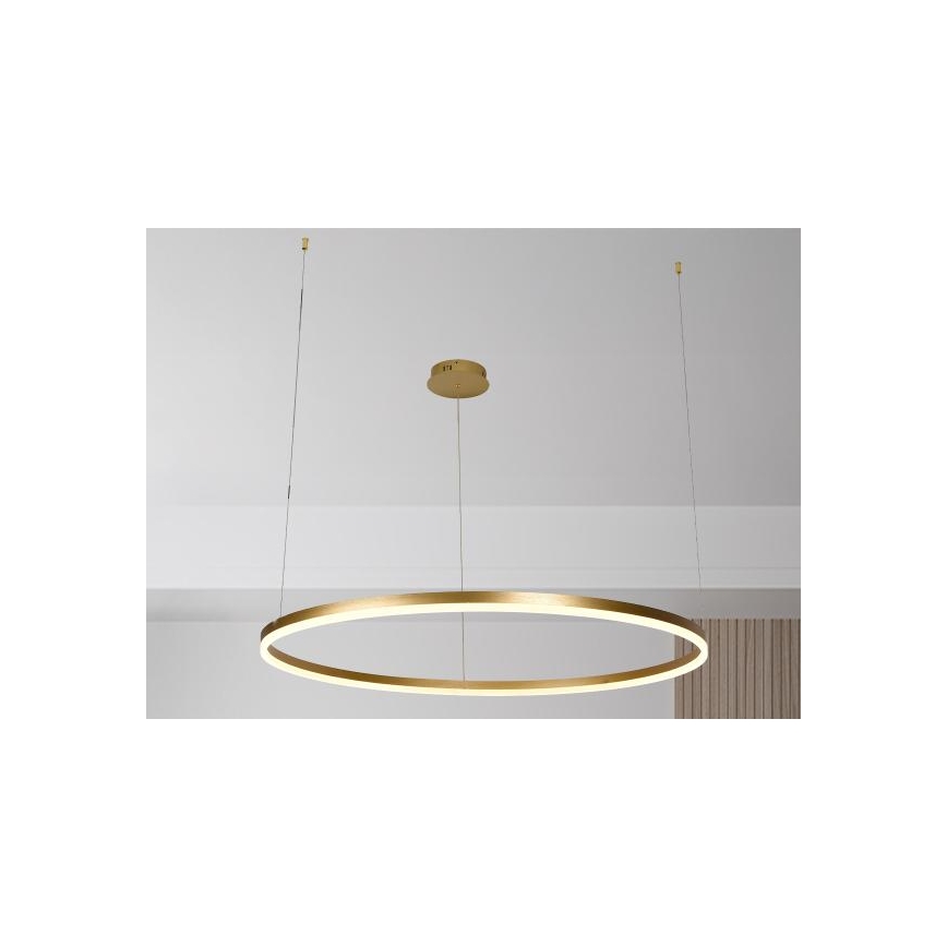 LED Stmievateľný luster na lanku LED/72W/230V 3000-6500K + diaľkové ovládanie