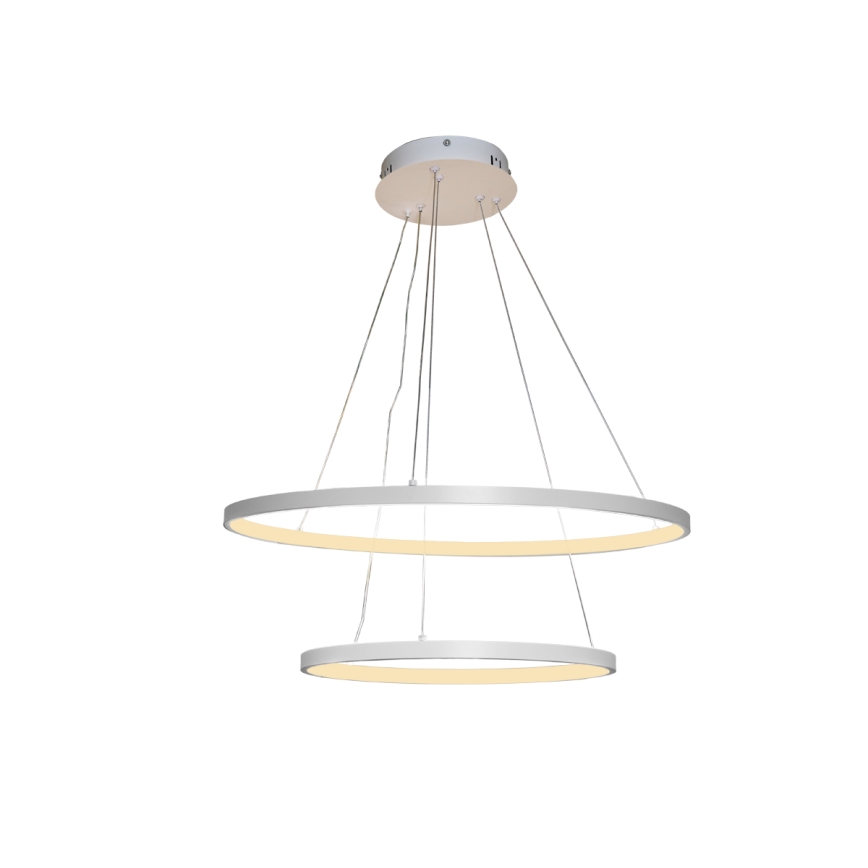 LED Stmievateľný luster na lanku LED/75W/230V 3000-6500K pr. 60 cm + diaľkové ovládanie