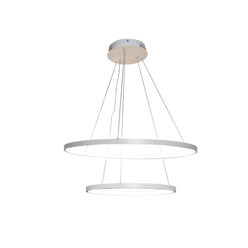 LED Stmievateľný luster na lanku LED/75W/230V 3000-6500K pr. 60 cm + diaľkové ovládanie