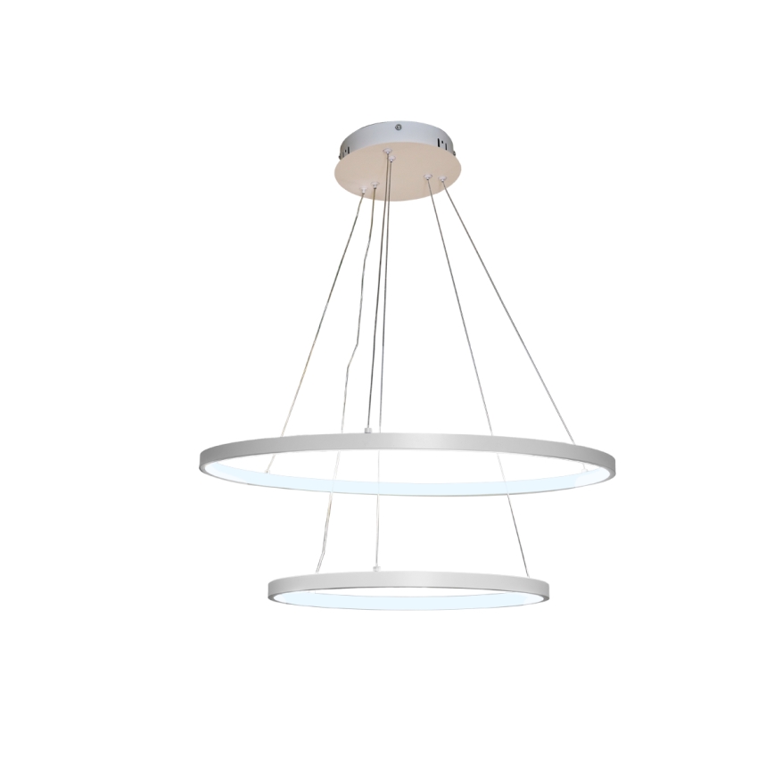 LED Stmievateľný luster na lanku LED/75W/230V 3000-6500K pr. 60 cm + diaľkové ovládanie