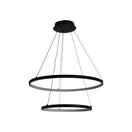 LED Stmievateľný luster na lanku LED/75W/230V 3000-6500K pr. 60 cm + diaľkové ovládanie