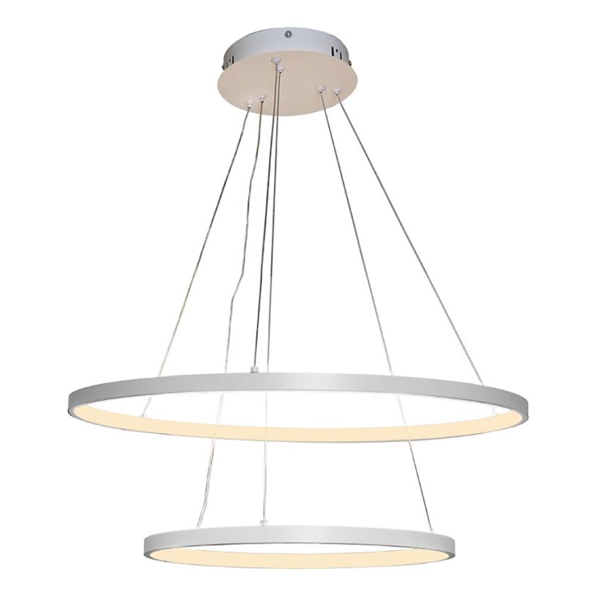 LED Stmievateľný luster na lanku LED/75W/230V 3000-6500K pr. 60 cm + diaľkové ovládanie