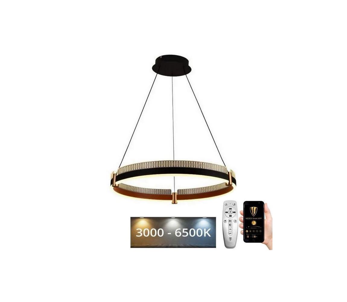 LED Stmievateľný luster na lanku LED/80W/230V 3000-6500K + diaľkové ovládanie J4333/B
