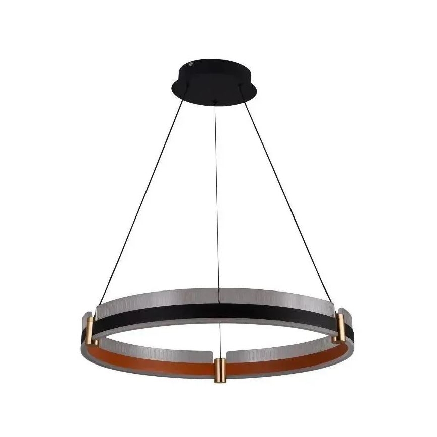 LED Stmievateľný luster na lanku LED/80W/230V 3000-6500K pr. 60 cm + diaľkové ovládanie