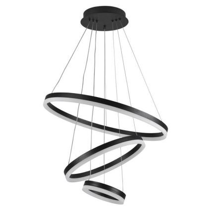 LED Stmievateľný luster na lanku LED/85W/230V 3000-6500K pr. 60 cm + diaľkové ovládanie