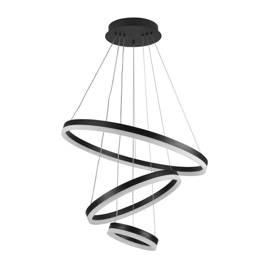 LED Stmievateľný luster na lanku LED/85W/230V 3000-6500K pr. 60 cm + diaľkové ovládanie