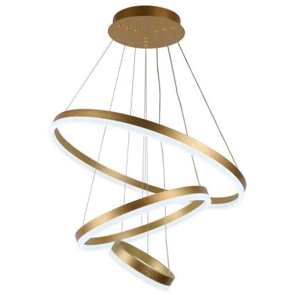LED Stmievateľný luster na lanku LED/85W/230V 3000-6500K pr. 60 cm + diaľkové ovládanie