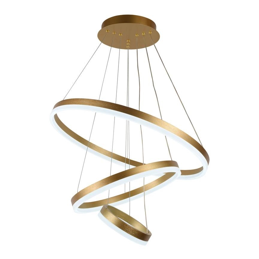 LED Stmievateľný luster na lanku LED/85W/230V 3000-6500K pr. 60 cm + diaľkové ovládanie