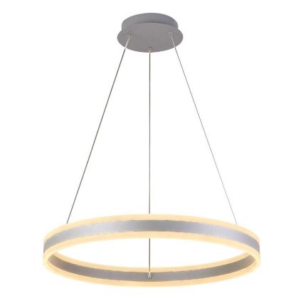 LED Stmievateľný luster na lanku LED/85W/230V 3000-6500K pr. 60 cm + diaľkové ovládanie