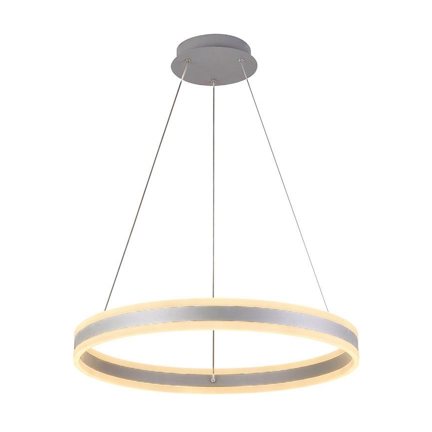 LED Stmievateľný luster na lanku LED/85W/230V 3000-6500K pr. 60 cm + diaľkové ovládanie